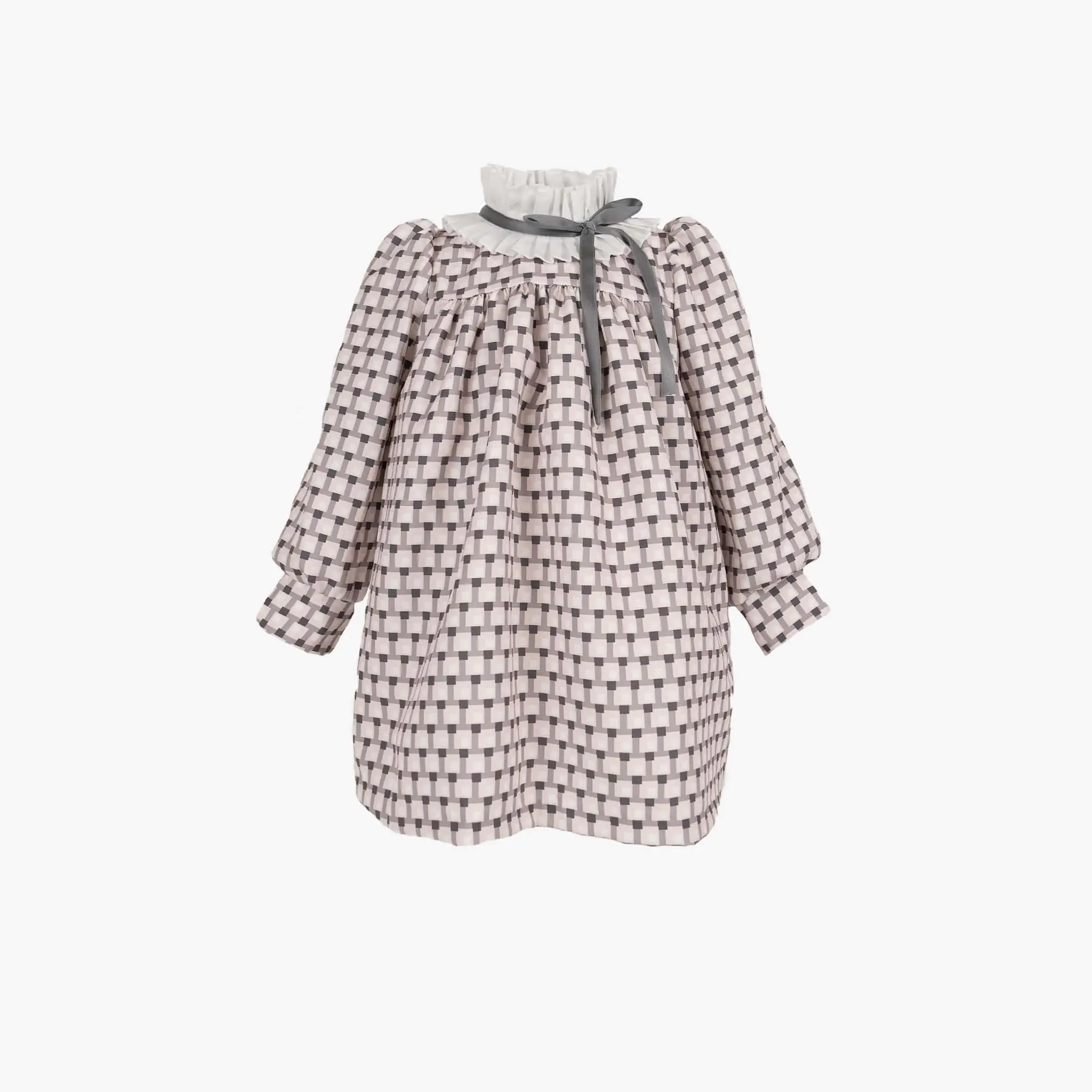 Baby Girl Pink Geometric Dress